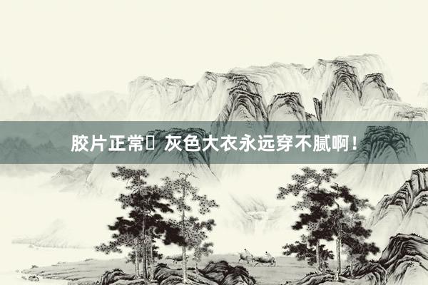 胶片正常️灰色大衣永远穿不腻啊！